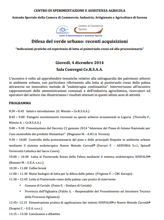 programma verde urbano